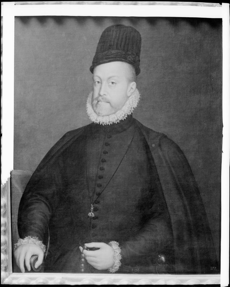 Retrato de madurez del rey de España Felipe II.